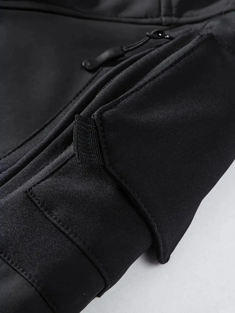 Men's Tactical Soft Shell Jacket - Waterproof Windproof Hooded Military Jacket