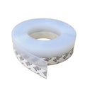 Silicone Draft Seal Tape - Transparent 35mm x 5M Self-Adhesive Door & Window Weather Stripping