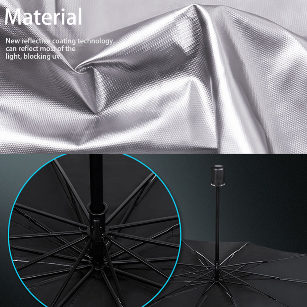 57" Umbrella Windshield Sun Shade - Foldable