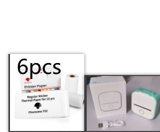 Portable Mini Thermal Label Printer, Bluetooth