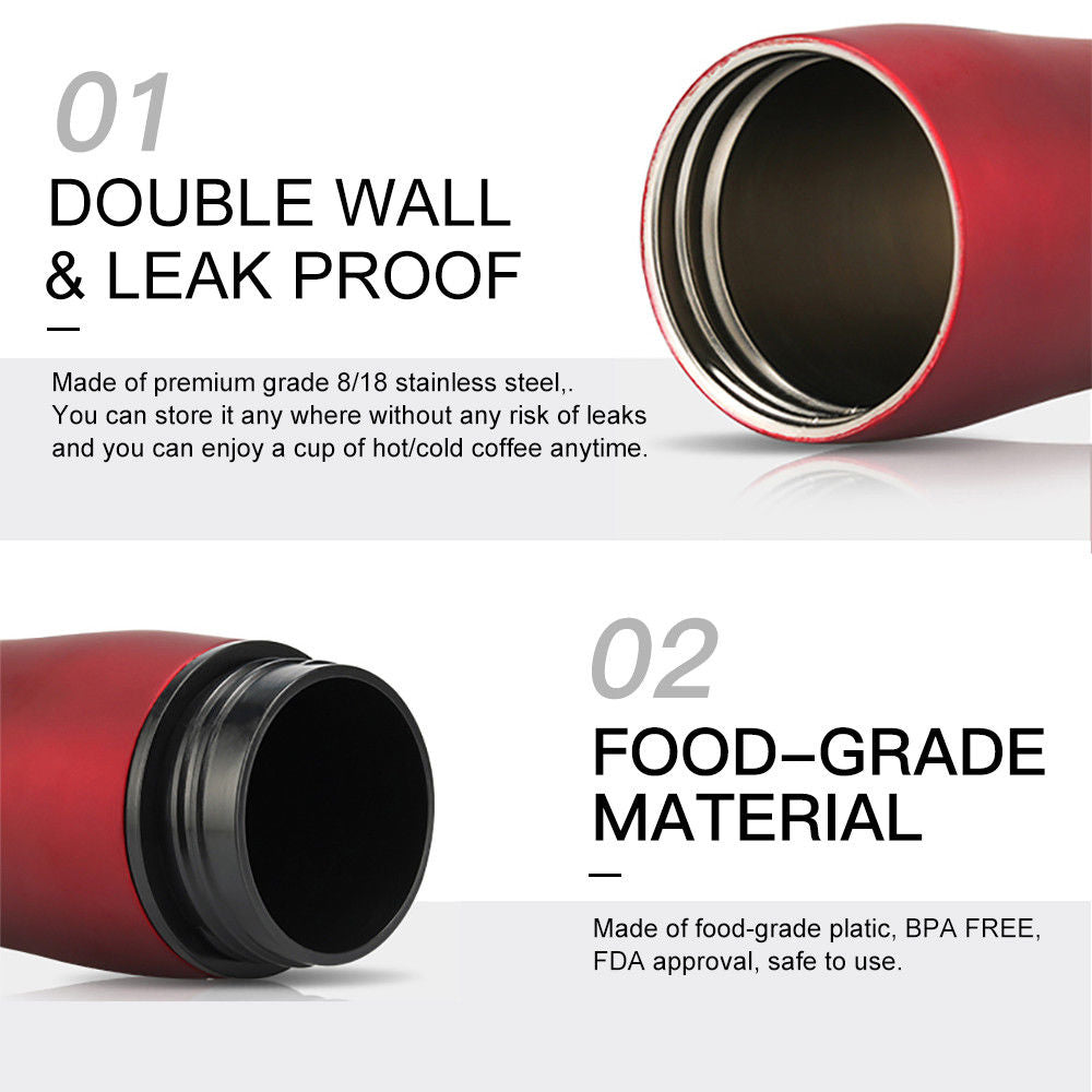 Portable Stainless Steel French Press for Coffee & Tea