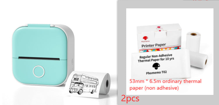Portable Mini Thermal Label Printer, Bluetooth