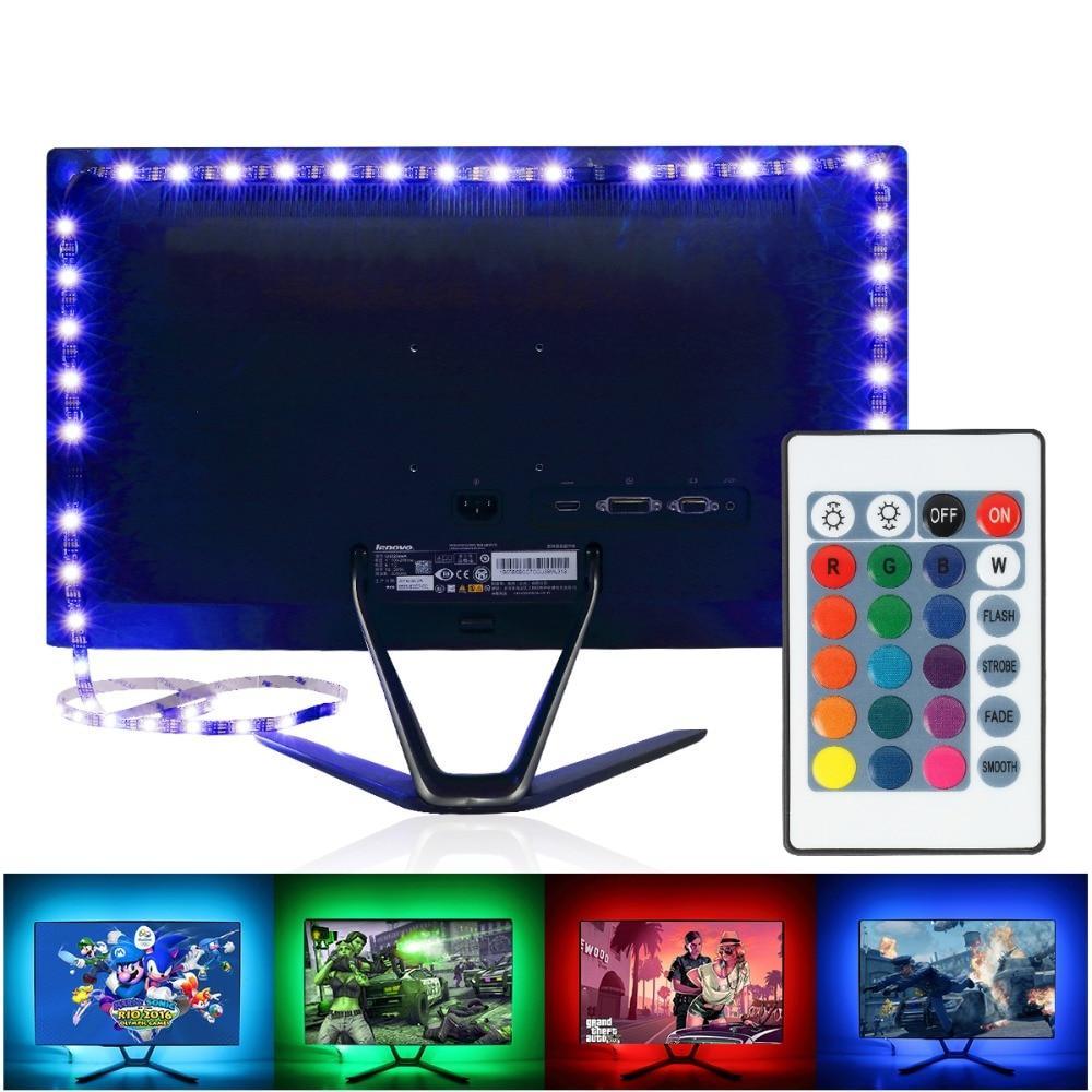 USB LED Ambient Light Strip - Music Sync, Car Interior (2M / 5M)