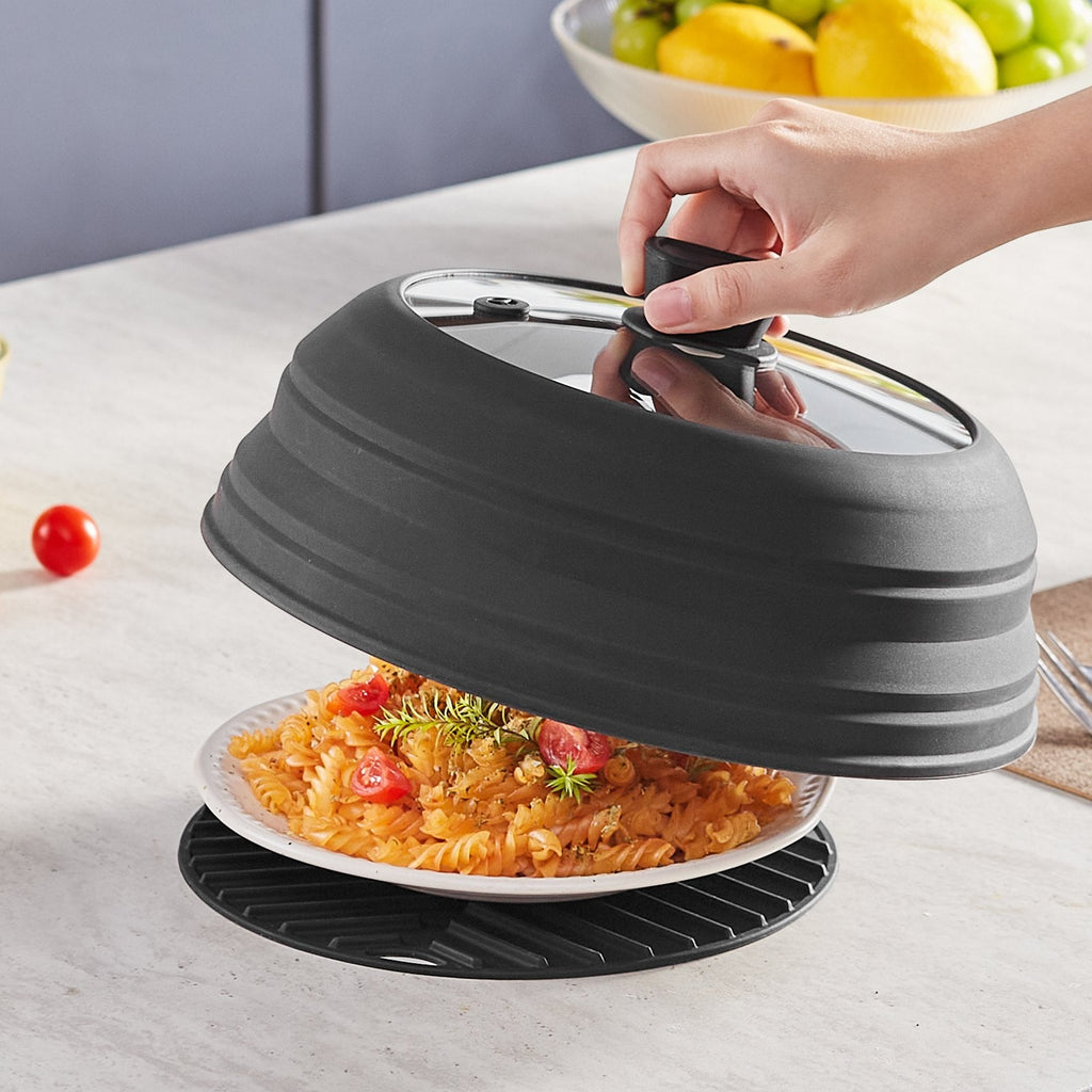 Collapsible Microwave Splatter Cover