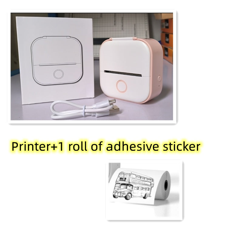 Portable Mini Thermal Label Printer, Bluetooth