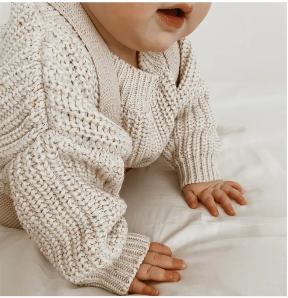 Kids Cotton Long Sleeve Pullover Sweater