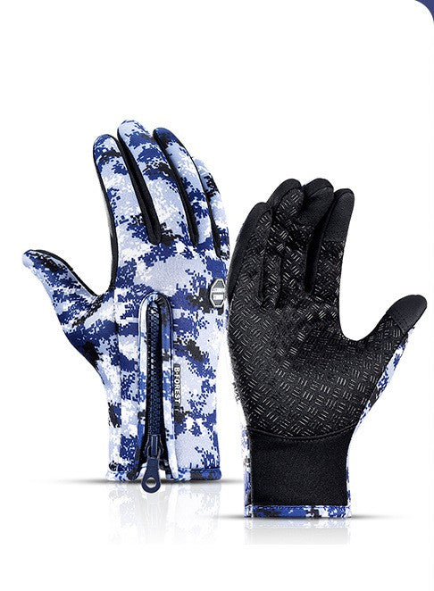 Heated Winter Gloves - Touchscreen, Waterproof, Fleece Lined