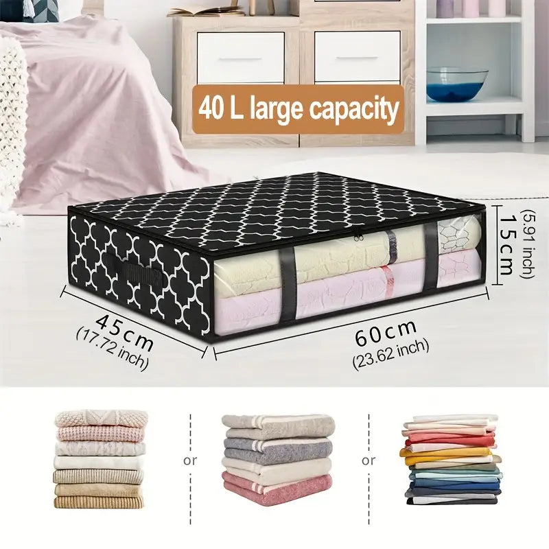 Under Bed Storage Bag with Transparent Window (1pc)