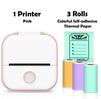 Portable Mini Thermal Label Printer, Bluetooth