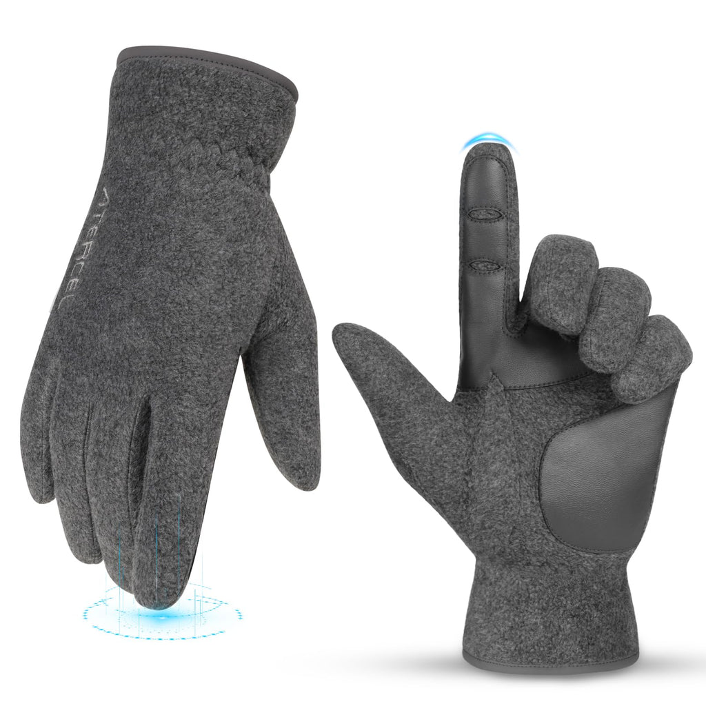 ATERCEL Thermal Winter Gloves, Touchscreen, for Men & Women