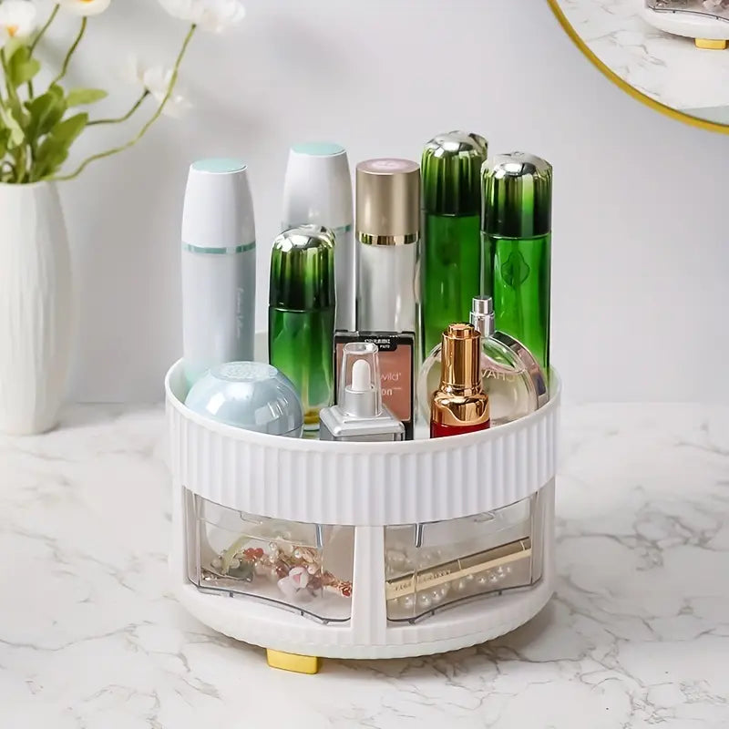Rotatable 360 Spice Rack and Storage Organizer