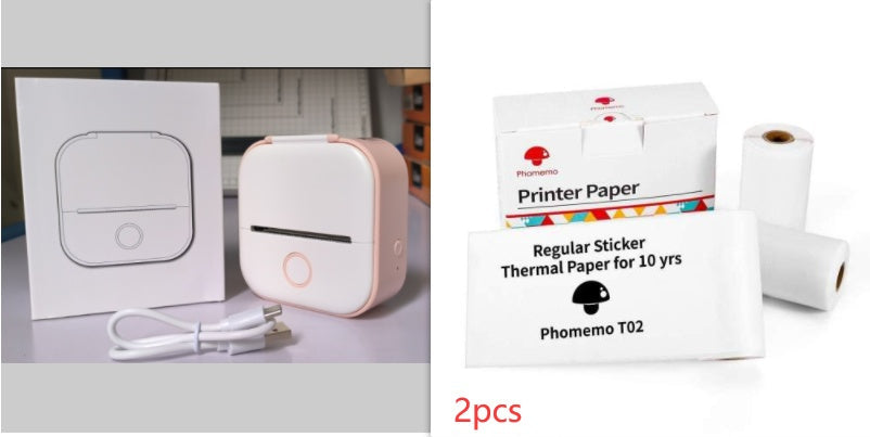 Portable Mini Thermal Label Printer, Bluetooth
