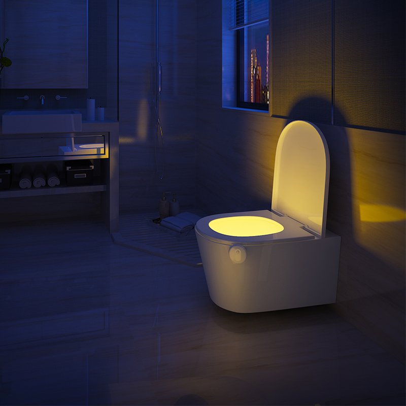 Motion Sensor Toilet Night Light