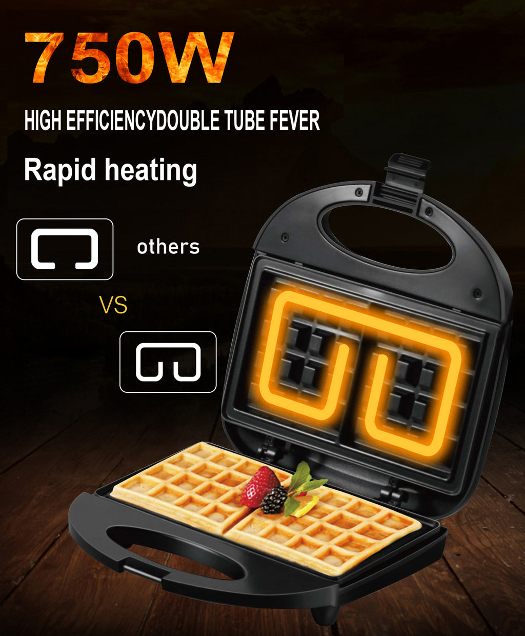 Waffle & Sandwich Maker