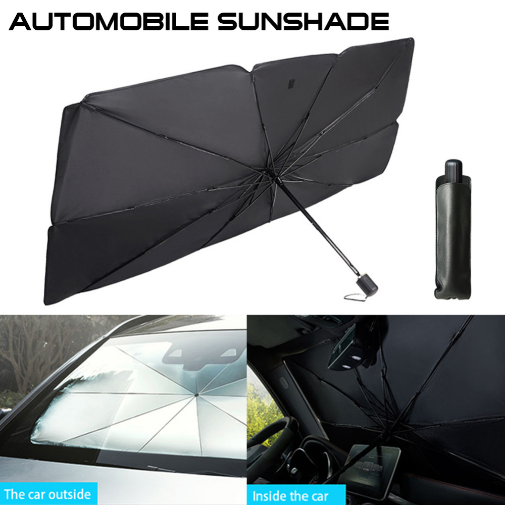 57" Umbrella Windshield Sun Shade - Foldable
