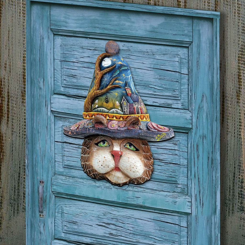Halloween Eve Cat Door Decor by G. DeBrekht - Thanksgiving - 8161039H