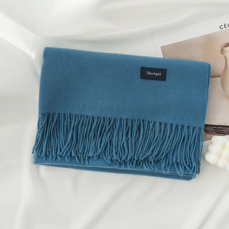 Women's Cashmere-Feel Winter Scarf - Large Shawl Wrap 70x200cm