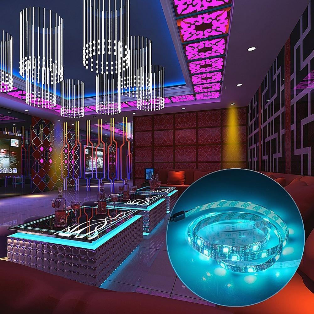 USB LED Ambient Light Strip - Music Sync, Car Interior (2M / 5M)