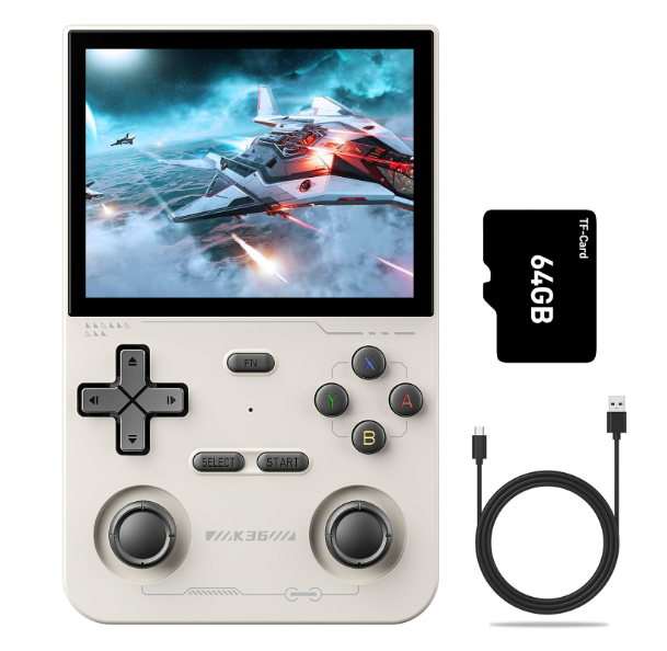 K36 Retro Handheld Game Console, 3.5" IPS Screen, 16,000 Games