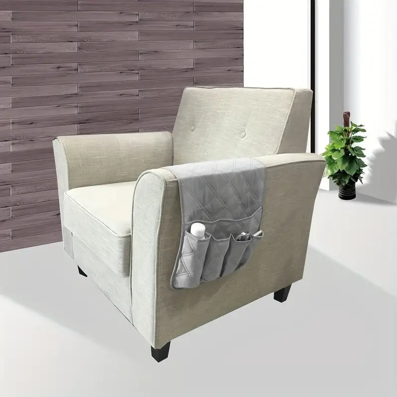 Bedside Storage Organizer Caddy for Remotes and Tablets