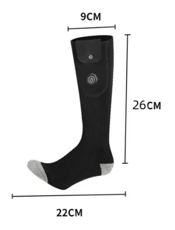 Electric Heated Ski Socks
