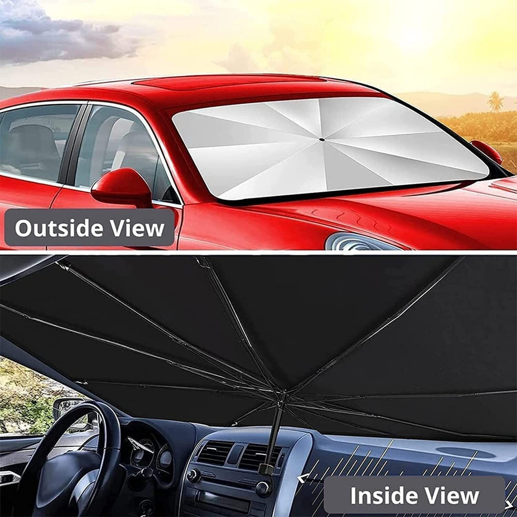 57" Umbrella Windshield Sun Shade - Foldable