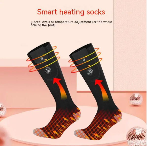 Electric Heated Ski Socks