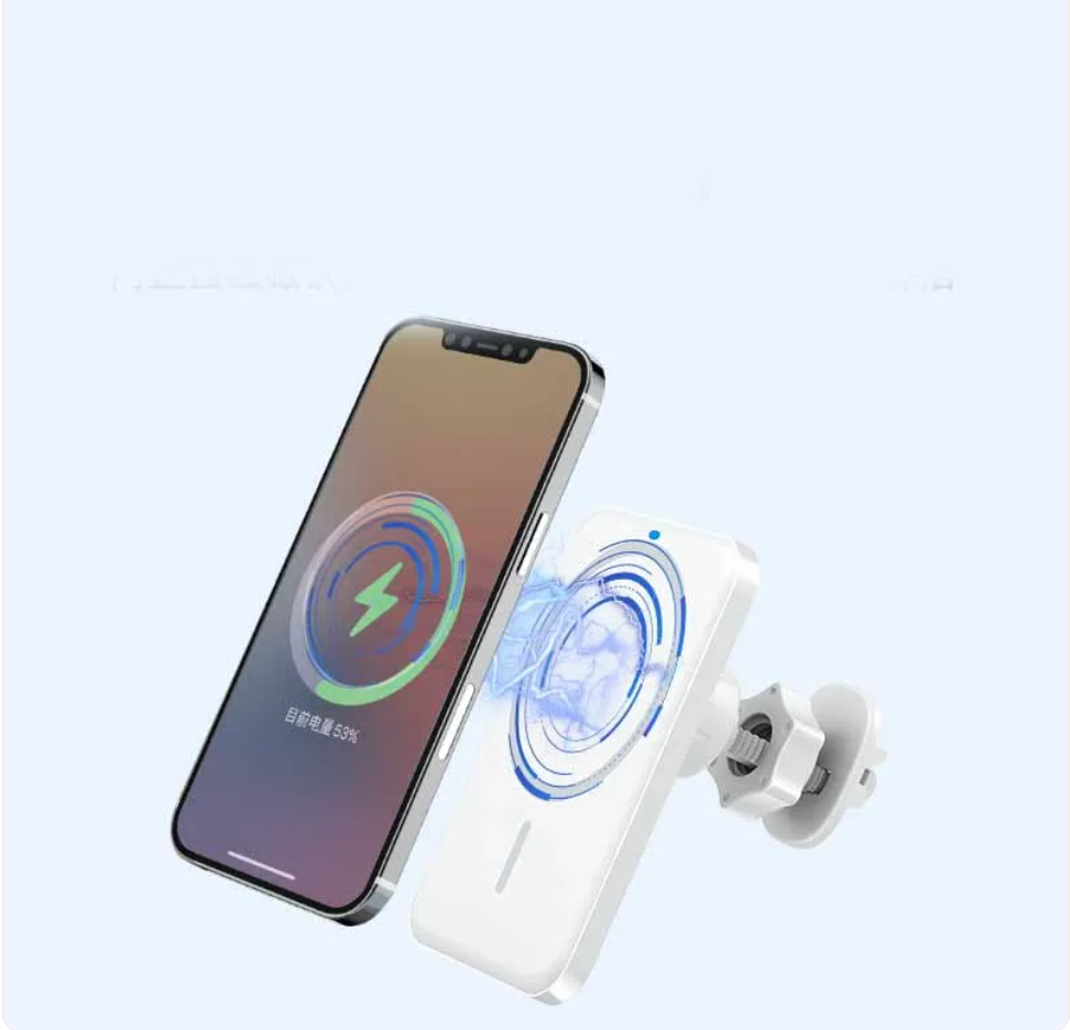 Magnetic Wireless Car Charger Mount 15W, MagSafe Vent Mount