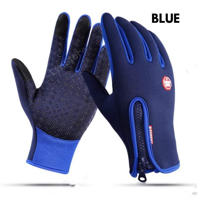 Heated Winter Gloves - Touchscreen, Waterproof, Fleece Lined