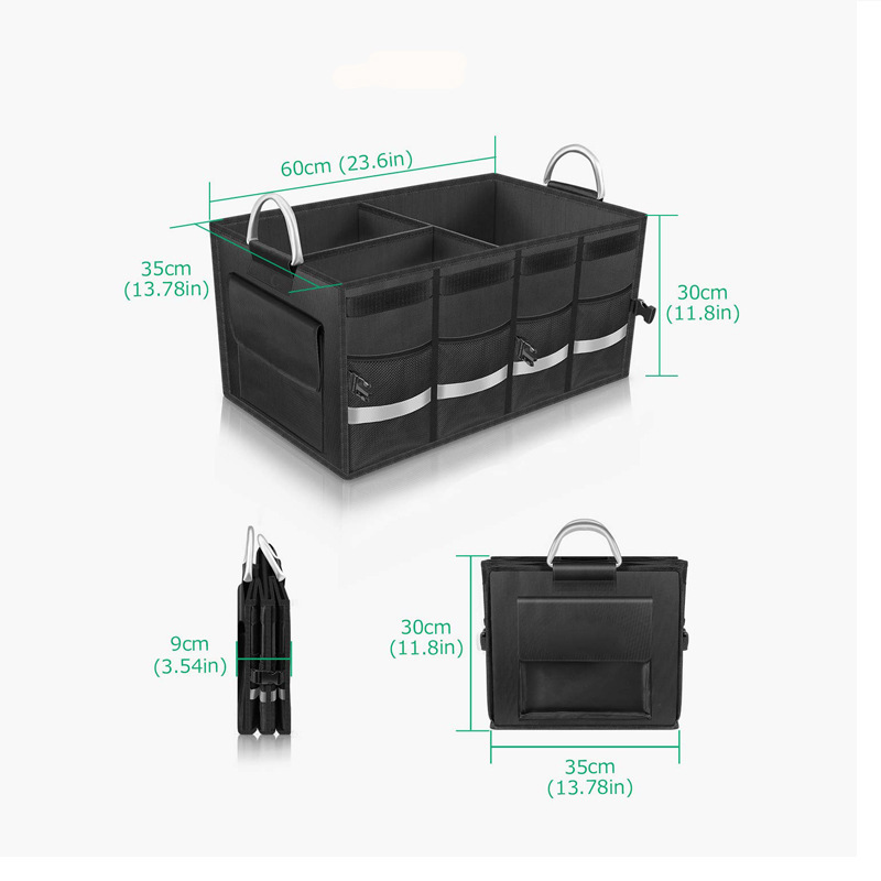 Foldable Car Trunk Organizer Storage Box - 3 Sizes