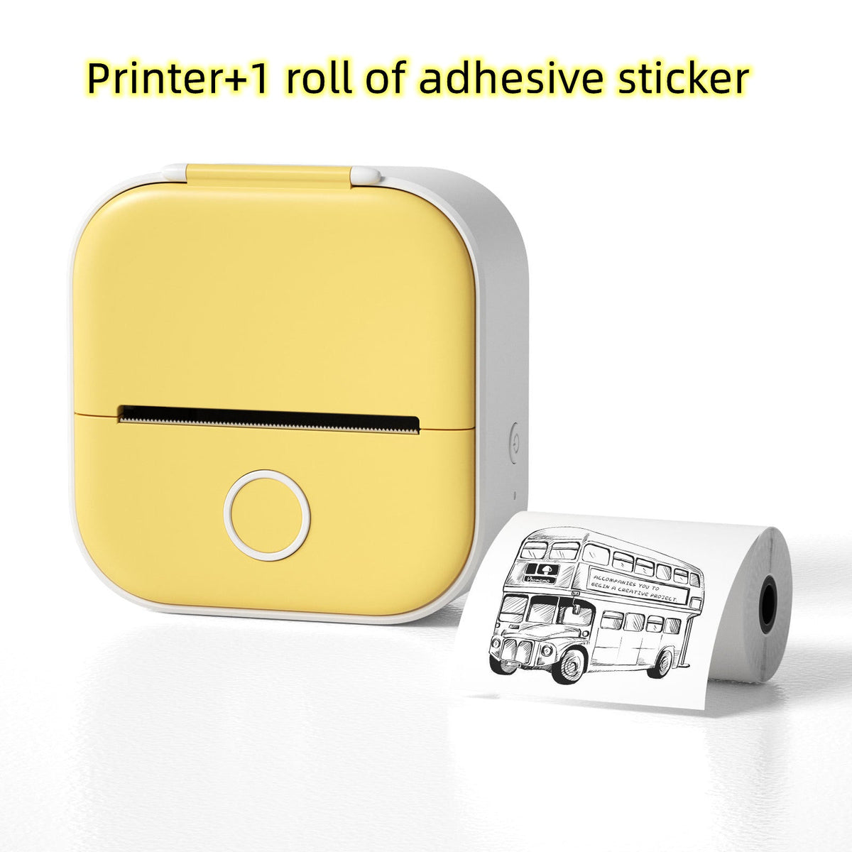 Portable Mini Thermal Label Printer, Bluetooth