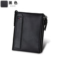 RFID-Blocking Genuine Leather Wallet for Men