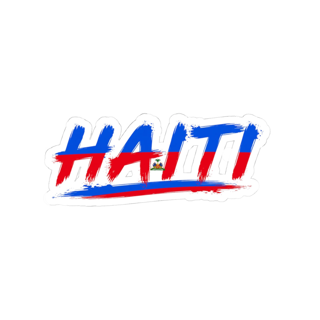 Haiti Pride Kiss-Cut Sticker