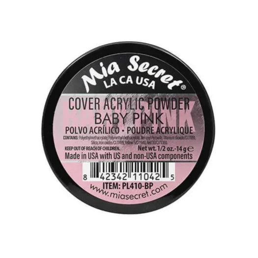 Mia Secret - Cover Baby Pink Acrylic Powder, 4oz