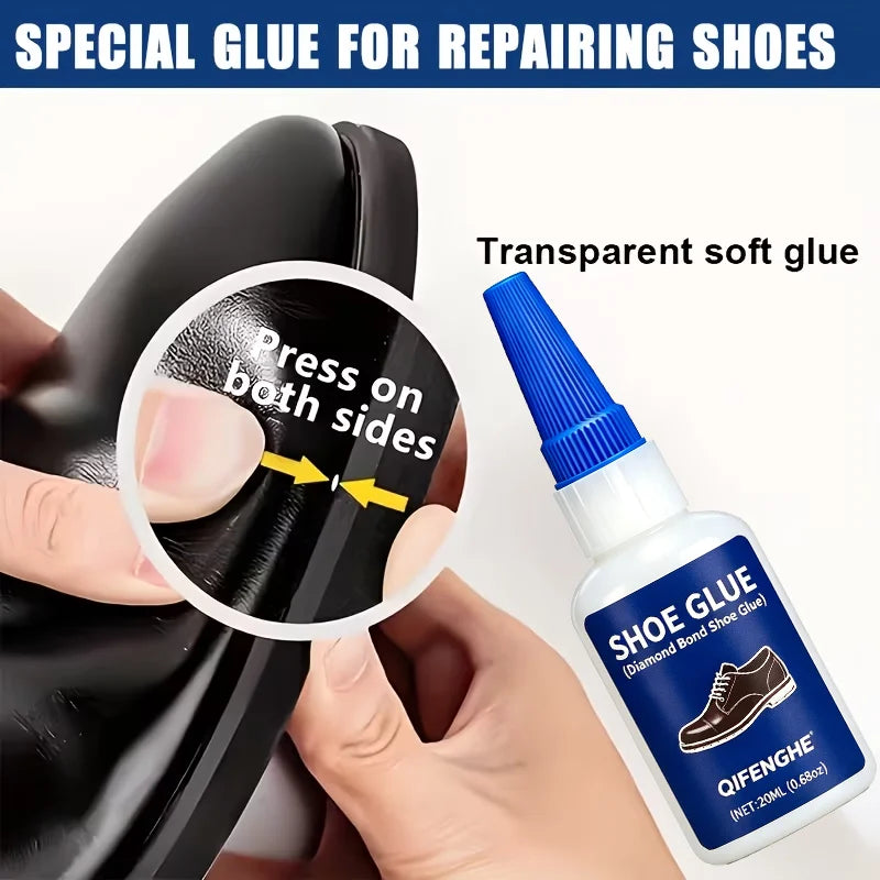 Diamond Bond Shoe Glue, Strong Flexible Adhesive for Long-Lasting