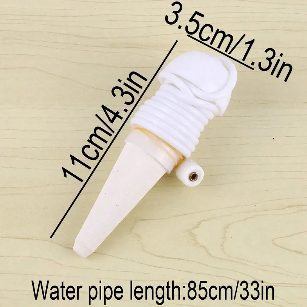 2/4pcs Flower potted automatic watering irrigation device drip Plant Waterer gardening tool ceramic drip irrigation device